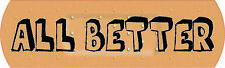 10in x 3in All Better Bandage Vinyl Sticker picture
