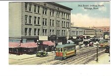 POSTCARD 28TH STREET LOOKING NORTH BILLINGS MONTANA 1915 picture