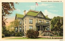 Postcard IL Springfield Illinois Governors Mansion Unposted Vintage PC H2210 picture