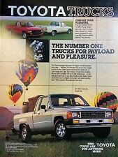 1986 Toyota Trucks Advertisement Number One Trucks For Payloads picture