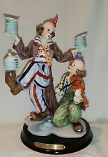 Clowns De Capoli  Mint In Box Beautiful Statue And Has Artists Signature  picture