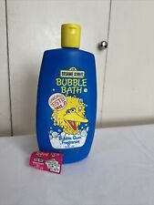 VTG Sesame Street Big Bird Bubble Bath Bubble Gum Scent 15 Oz Bottle 1987 EMPTY picture