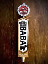 Uinta Brewing ORGANIC BABA BLACK LAGER Wood Craft Draft Beer 12