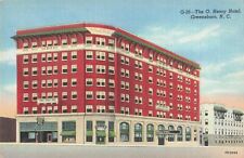 Greensboro NC North Carolina, The O. Henry Hotel Building, Vintage Postcard picture