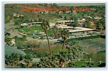Postcard Palm Springs Tennis Club Aerial View c1960s Old Cars Woody Posted picture