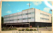 Ocala FL US Post Office & Federal Building Vintage Postcard Florida picture