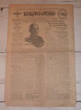 Kelly Field Eagle, October 3, 1918 - San Antonio, TX Soldier Newspaper picture