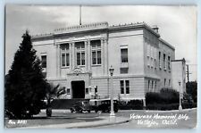 Vallejo California CA Postcard RPPC Photo Veterans Memorial Building c1940's picture