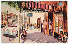 The Sausage Factory, Catro Street, San Francisco, CA vintage postcard picture