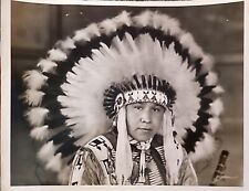 1929 SIOUX AMERICAN INDIAN CHIEF CRAZY BULL PHOTO SOUTH DAKOTA UNITED STATES  picture