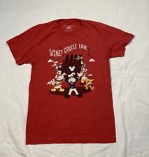 Vintage Disney Cruise Line Shirt Adult Size S Tee Mickey Goofy Donald Pluto picture