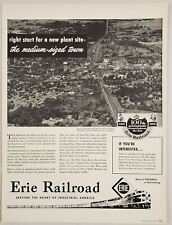 1951 Print Ad Erie Railroad Serving Medium Sized Town Cleveland,Ohio picture