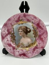 Antique Victoria Carlsbad Austria Decorative Plate 7.25