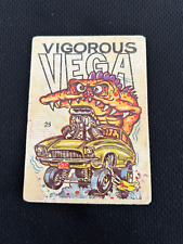 1969-1973 odd rods all stars donruss stickers RARE #25 VIGOROUS VEGA picture