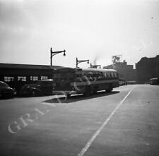 ORIGINAL 1949 NYCTS NEW YORK CITY BUS NEGATIVE #3 TWIN COACH IN STATEN ISLAND NY picture