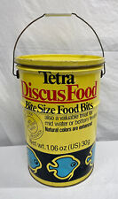 Huge Tetra Discus Fish Food Bucket Can Pail Trash Can Storage Tin picture