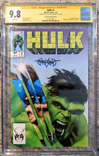 CGC 9.8 Hulk #1 Reverse Cover Homage Signed by Mayhew Batman Sketch picture