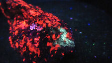 Franklin Powellite or Scheelite fluorescent mineral rock with Sphalerite M49 picture