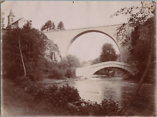 France, Avallonnais, Les Ponts de Pierre-Perthuis Vintage Albumen Print Print picture
