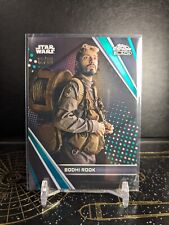 BODHI ROOK 2023 CHROME BLACK STAR WARS #75 GREEN REFRACTOR PARALLEL /99 picture