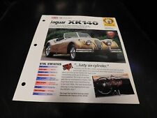 1954-1957 Jaguar XK140 Spec Sheet Brochure Photo Poster 56 55 picture