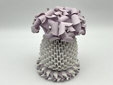 Vintage Paper Origami Vase and Flowers picture