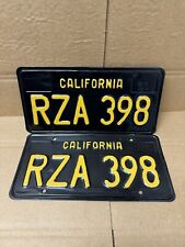 1963-1969 California License Plates YOM DMV Clear Chevy Ford Mopar Pontiac Olds  picture