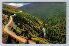 Big Horn Mountains WY-Wyoming, Shell Creek Canon, Vintage Postcard picture