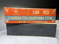 Vintage DIAMOND BRAND COMBINATION SHARPENING STONE - Original Box picture