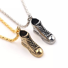 Fashion Jewelry Gold Or Silver Converse Sneakers Pendant Necklace picture