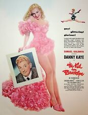Original The Kid from Brooklyn Movie Ad: Danny Kaye; Gay Glittering Gorgeous picture