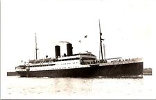 RPPC Postcard- French Line Steam Ship- SS LAMORICIRRE picture