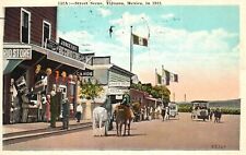 Vintage Postcard 1927 View of Street in Tijuana Baja Calif. Mexico MX picture