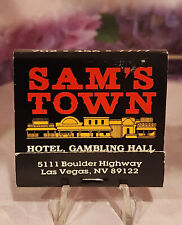 LAS VEGAS'S  SAM'S TOWN  Match Box -Vintage Matches Memorabilia-refurbished picture