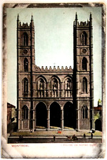 Postcard 1907 Montreal L'eglise de Notre Dame picture