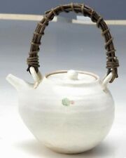 Kyusu Shigaraki yaki Japanese Tea pot Komon pattern Vine Handle from japan picture