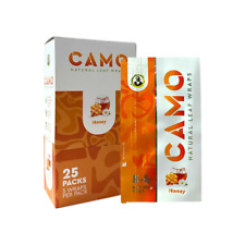 125ct. - CAMO Natural Honey Leaf Wraps - Smooth and Flavorful Rolling Experience picture
