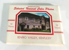1970's Souvenir Postcard Folder Renfro Valley Kentucky 10 Views picture
