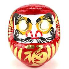 Japanese Traditional Papier-mâché  Daruma Wishing Doll in Red 6