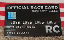 Black Privilege Card Credit Card Trump Prank 45 Official Race Card Gag 2024 picture