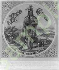 PHOTO ONLY of Tobacco Label,Red Cloud,Chewing Tobacco,1872,Tribal Chief picture
