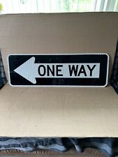 Authentic ONE WAY Right Street Sign Retired 36”x12” picture