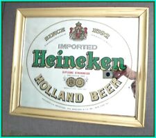 Vintage Heineken Holland Beer Mirror 18