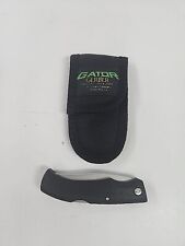 Gerber 625 Folding Knife With Sheath Excellent Condition picture
