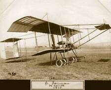 Anglo-French flyer Henri Farman's bi-plane 1910 OLD PHOTO picture