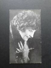 Belle Bennett ACTRESS theater card ad Shapiro theatre stage vintage photo black  picture