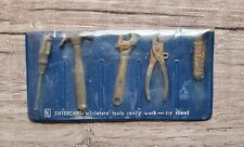 Vintage Collectible - Intercast Set of 5 Miniature Metal Tools picture
