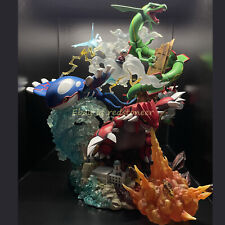 Rayquaza Kyogre Groudo Crescent Studio 1/6 Resin GK Painted Statue In Stock 15