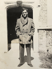 Daniel E. Hanley Anderson Vintage Photo Seaford Delaware Soldier WW2 1944 picture