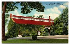 Vintage Post Chapel, Fort McPherson, Atlanta, GA Postcard picture
